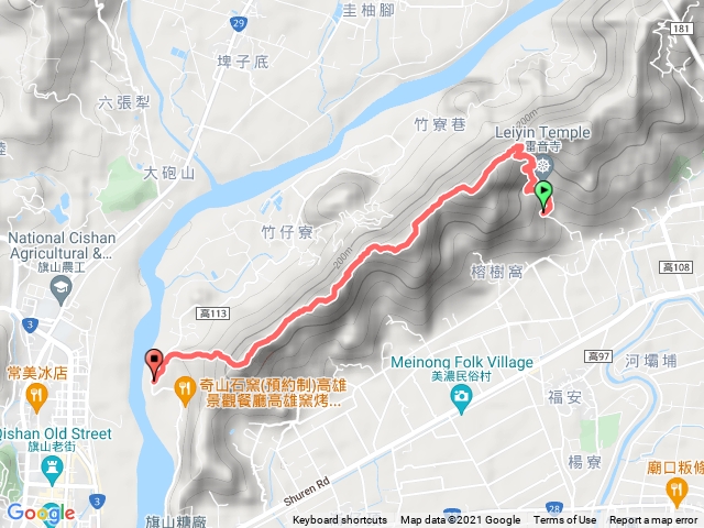 旗靈縱走(靈山起登，旗尾山第三登山口下)