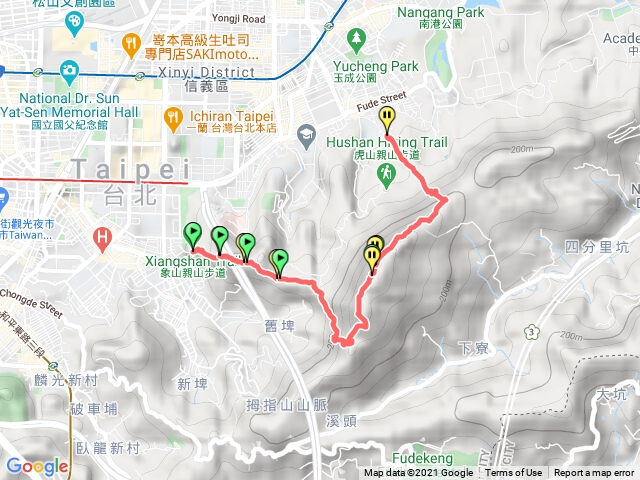 象山➡️拇指山➡️九五峰➡️虎山下