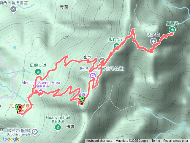 梅峰古道獵鷹尖伍龍步道預覽圖