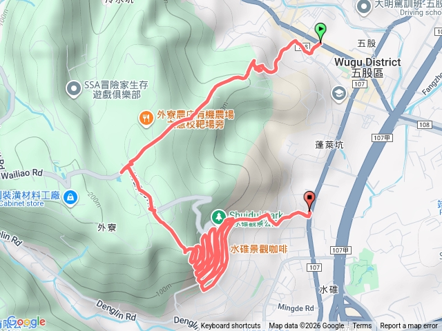 20260123五股-龍鳳巖-憲訓教練場-水碓山-10層水碓公園-憲兵學校站