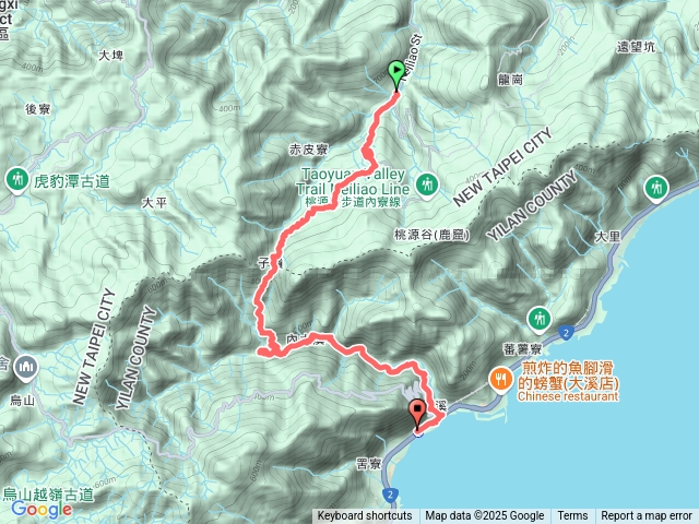2025-07-10內寮吉林三號橋尪仔嶺內大溪分校大溪川古道內大溪12號民宅回大溪車站