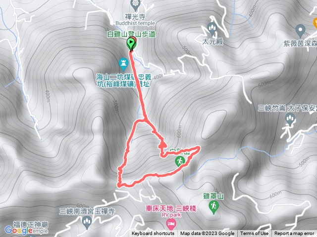 三峽白雞山