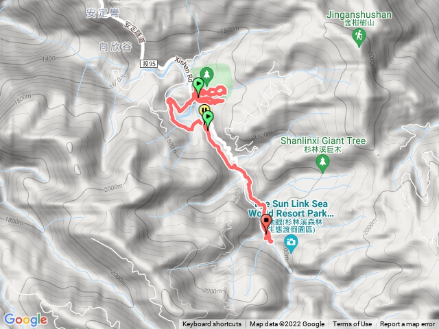 杜鵑森林燕庵穿林樂天步道