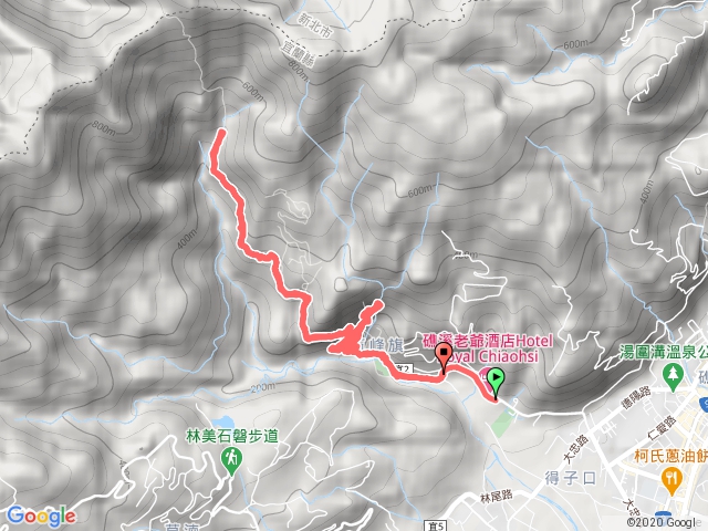 190920塔巴颱風中的聖母登山步道