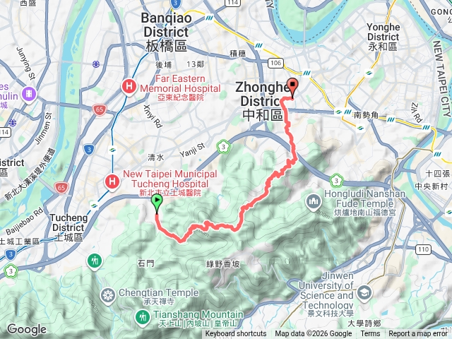 土城二尖山連走中和圓通寺預覽圖