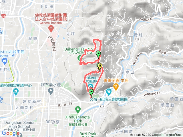 大坑10-6-7-9號八字形連走