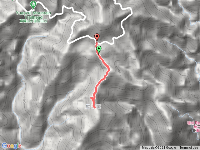 屋我尾山（大雪山登山口）