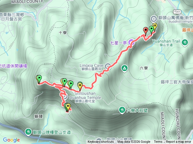 獅頭山。獅頭-獅尾預覽圖