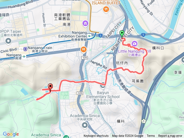 小南港山登山步道預覽圖