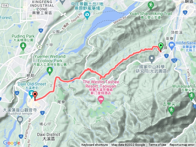 二鬮山環大臺北天際線壽山下娘子坑出台3線