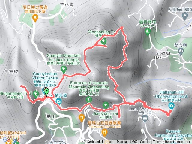 觀音山環型步道預覽圖