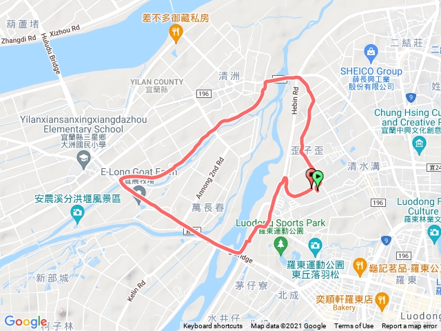 安農溪跑步