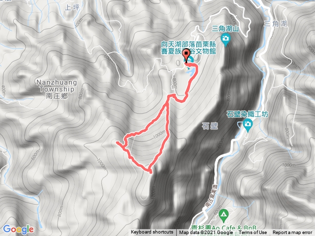 上天光山走向天湖