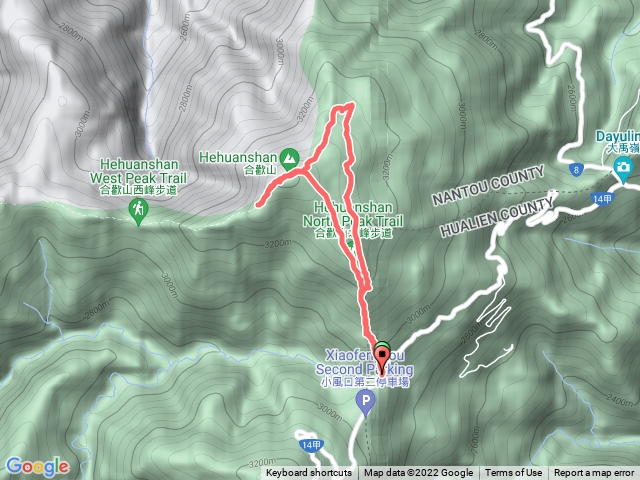 合歡北峰、小溪營地