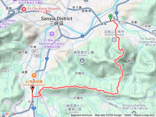 溪南尖-主公山-石荀-王公坑山