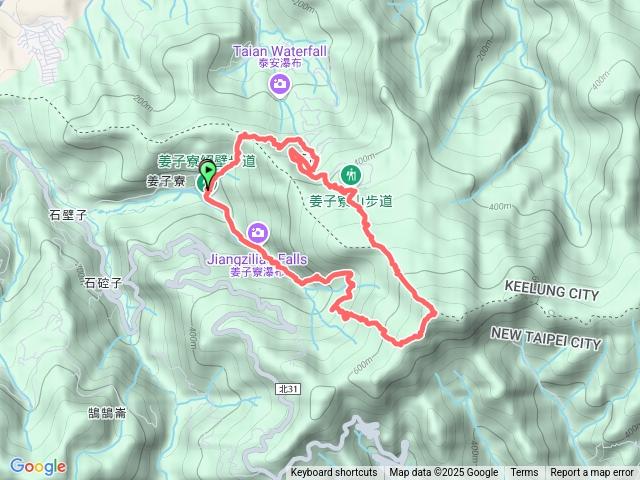 姜子寮絕壁.姜子寮山步道