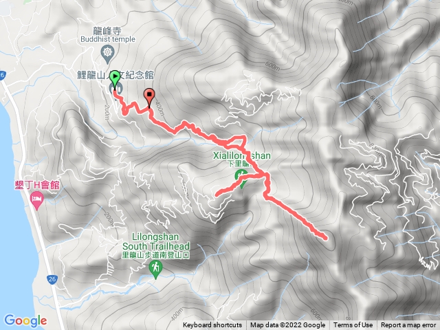 里龍山北進折返