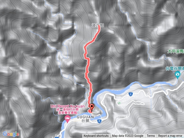 谷關七雄波津加山步道20231229