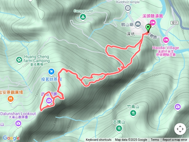 大崙山來回