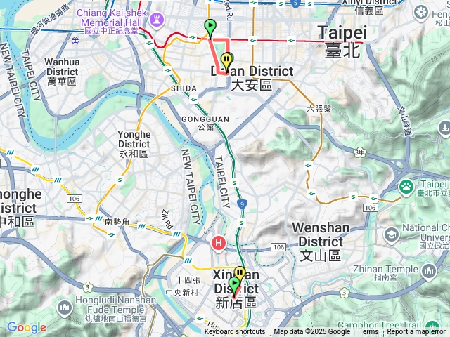 1141204晚跑步大安森林公園外圍