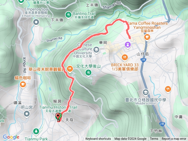 天母水管路步道(天母古道)20241110預覽圖