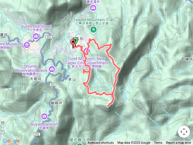 黃金神舍步道-燦光寮山-半屏山-茶壺山