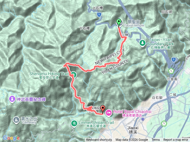 2026.5.2 坪林越嶺抺茶山 (坪林四堵溪畔古道-後湖子山-竹仔崙山-巴唐古道-抺茶山聖母峰-五峰旗停車場)預覽圖