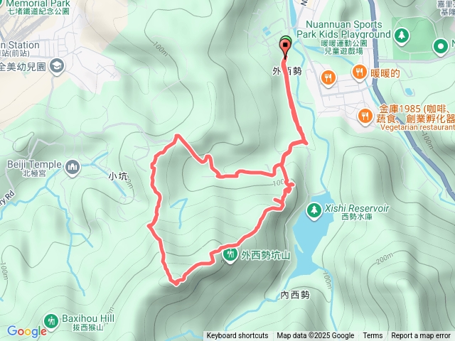 西勢、外西勢坑山、暖暖砲台O型