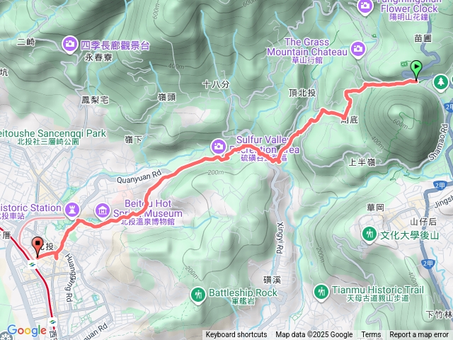20250807_湖底步道龍鳳谷步道北投捷運站