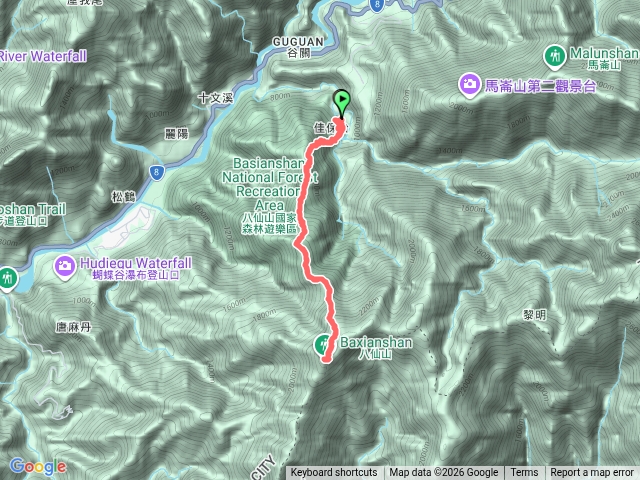 八仙山主峰-第一停車場出發預覽圖