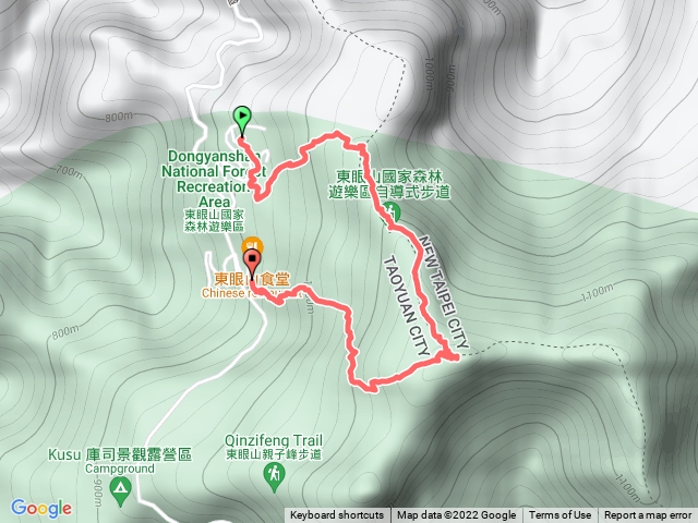 C的東眼山自導式步道