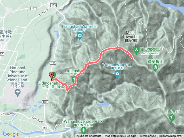 真笠山笠頂山縱走（5連峰）