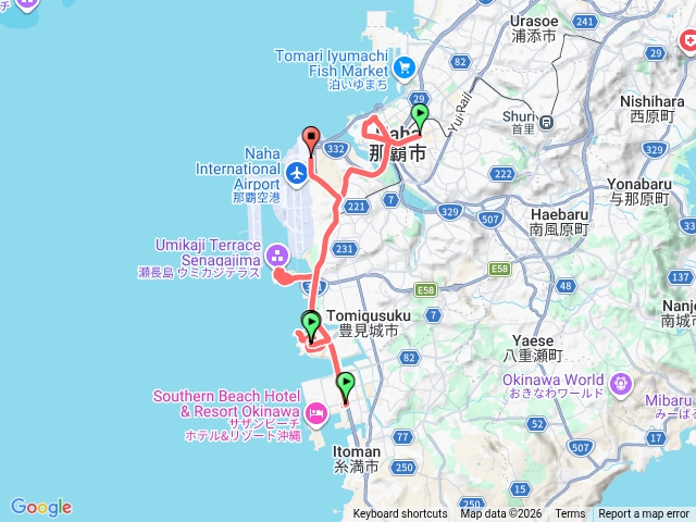 沖繩一日遊（波上宮-瀨長島-DMM水族館）