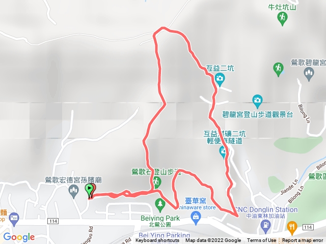 孫殯廟 鶯歌石 光明山棱線 二坑步道