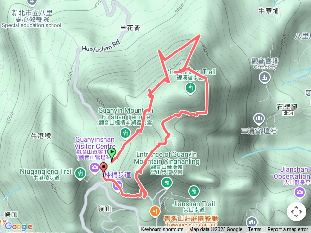 觀音山楓櫃斗湖步道O繞