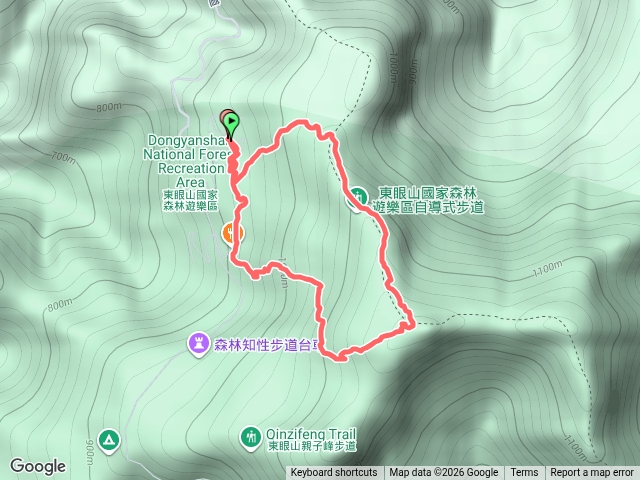 東眼山登山步道預覽圖