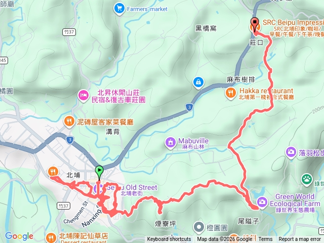 北埔老街＞北岡頂山＞綠世界