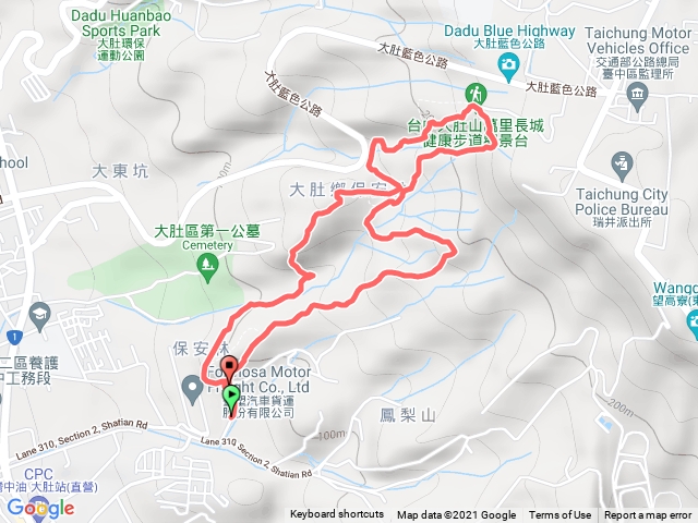 大肚萬里長城O型