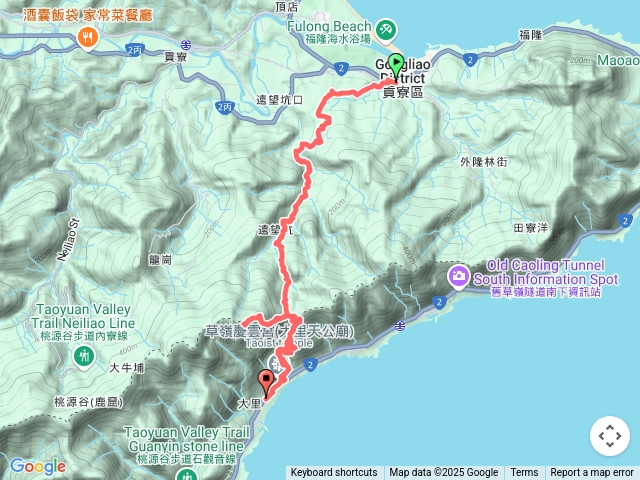 福隆車站到大里車站