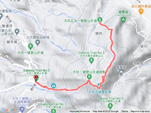 台中大坑2號大坑5-1步道