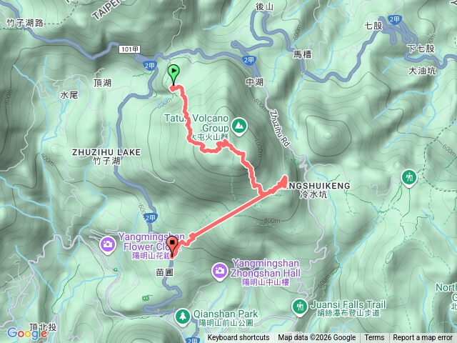 陽明山七星山主峰七星山東峰