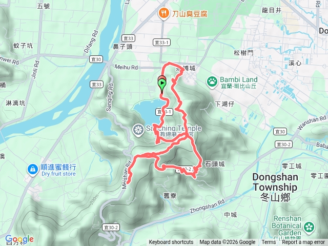 獅王小徑-茅中亭-香格里拉-大陂丘山-茅埔古道