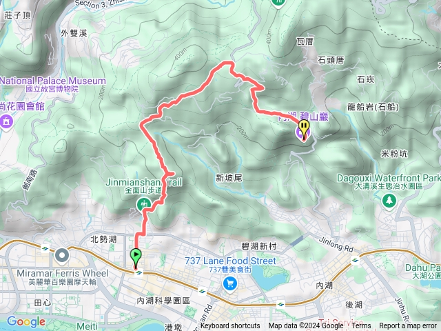 金面山到碧山巖