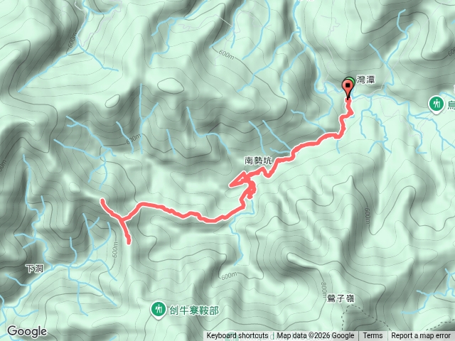 20260801六六登山隊灣潭南勢坑古道上下洞山馬鞍格來回