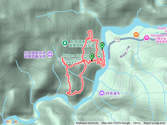 知本國家森林遊樂區步道群8字繞20260423預覽圖