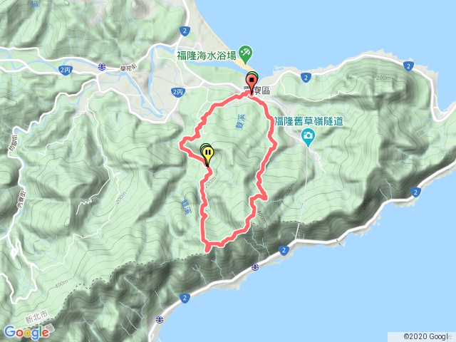龜媽坑古道東線、大湖堀山、桶盤堀尖O型