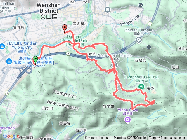 樟山寺，鵝角格山，三玄宮山，樟湖步道魯冰花，樟山，政大後山