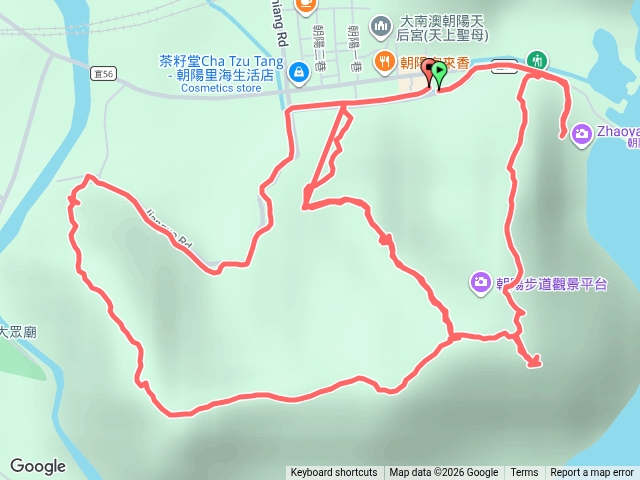 宜蘭朝陽步道日字環走預覽圖