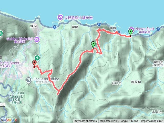 南子吝-劍龍稜-鋸齒稜-半屏山-無耳茶壺山預覽圖