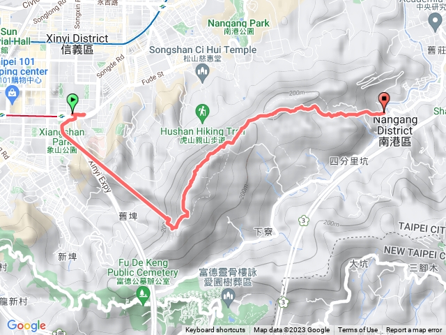 南港山縱走-象山 九五峰